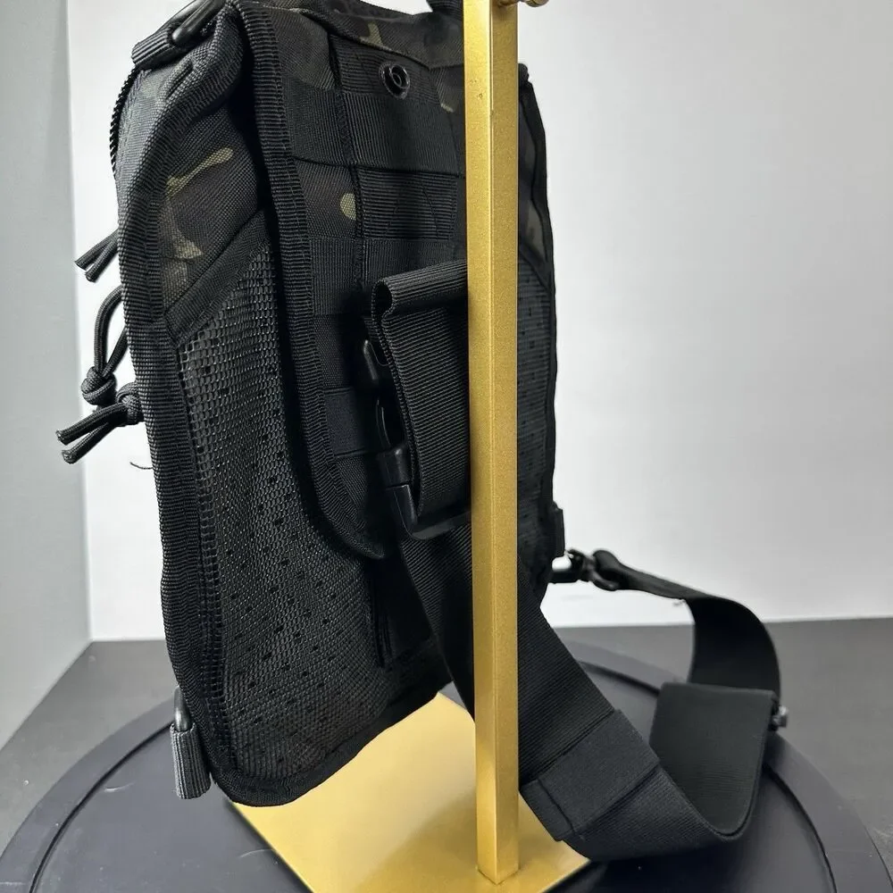 Tactical Sling Bag Shoulder Chest Molle Crossbody Outdoor Backpack Hiking